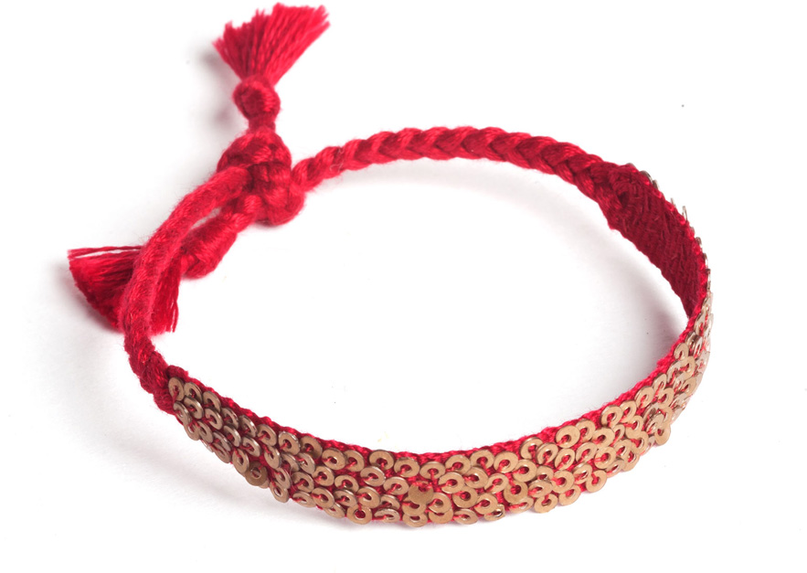 red friendship band