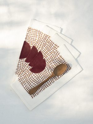 nomad-india-table-linen-raha-cocktail-napkins-ochre-crimson-1