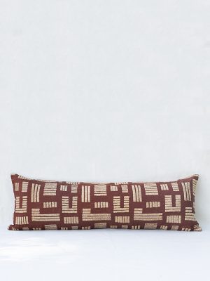 nomad-india-avarya-lumbar-cushion-terracotta